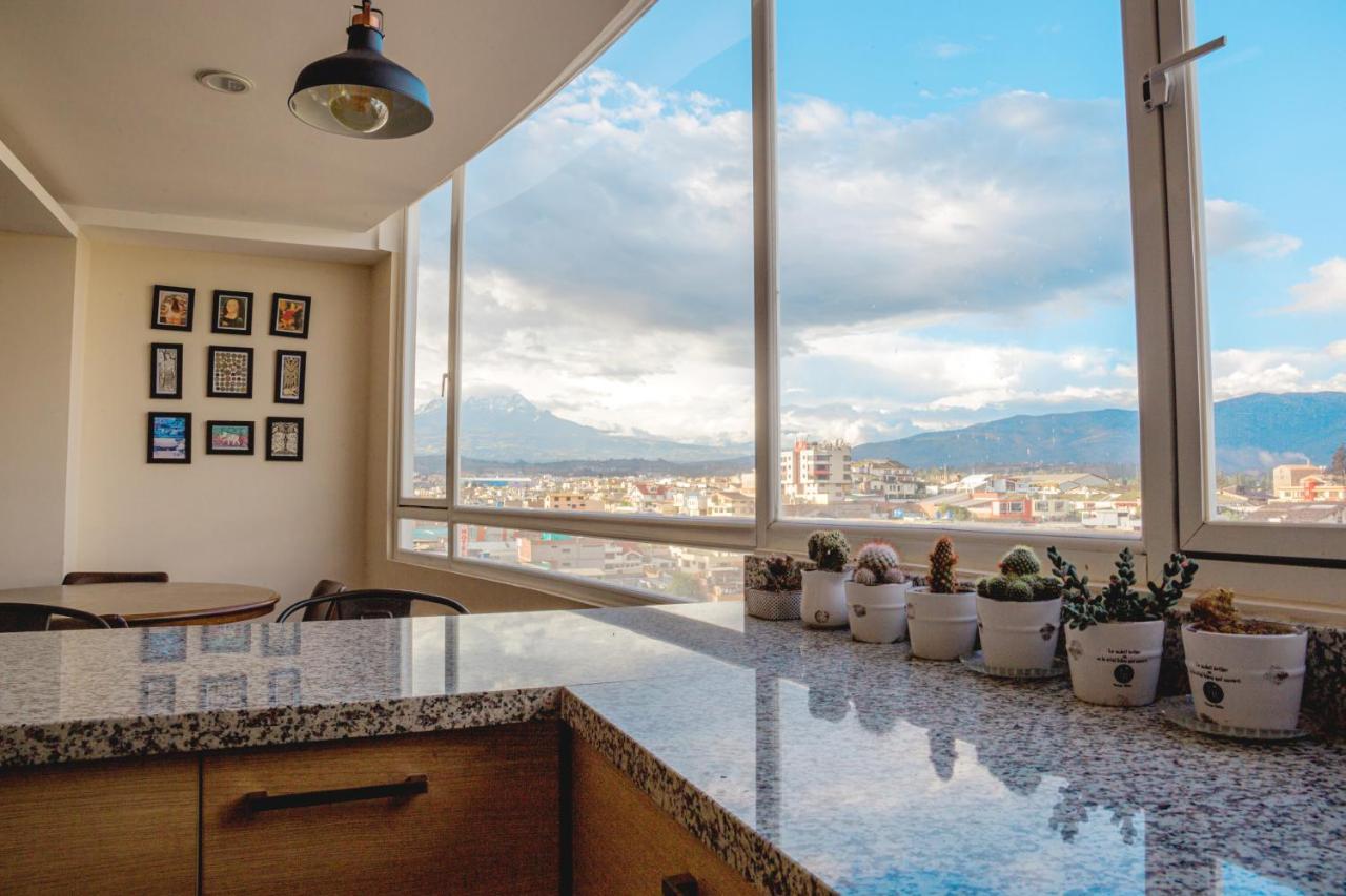 Wanderlot - Departamento Leganza - Penthouse Lujoso Daire Riobamba Dış mekan fotoğraf